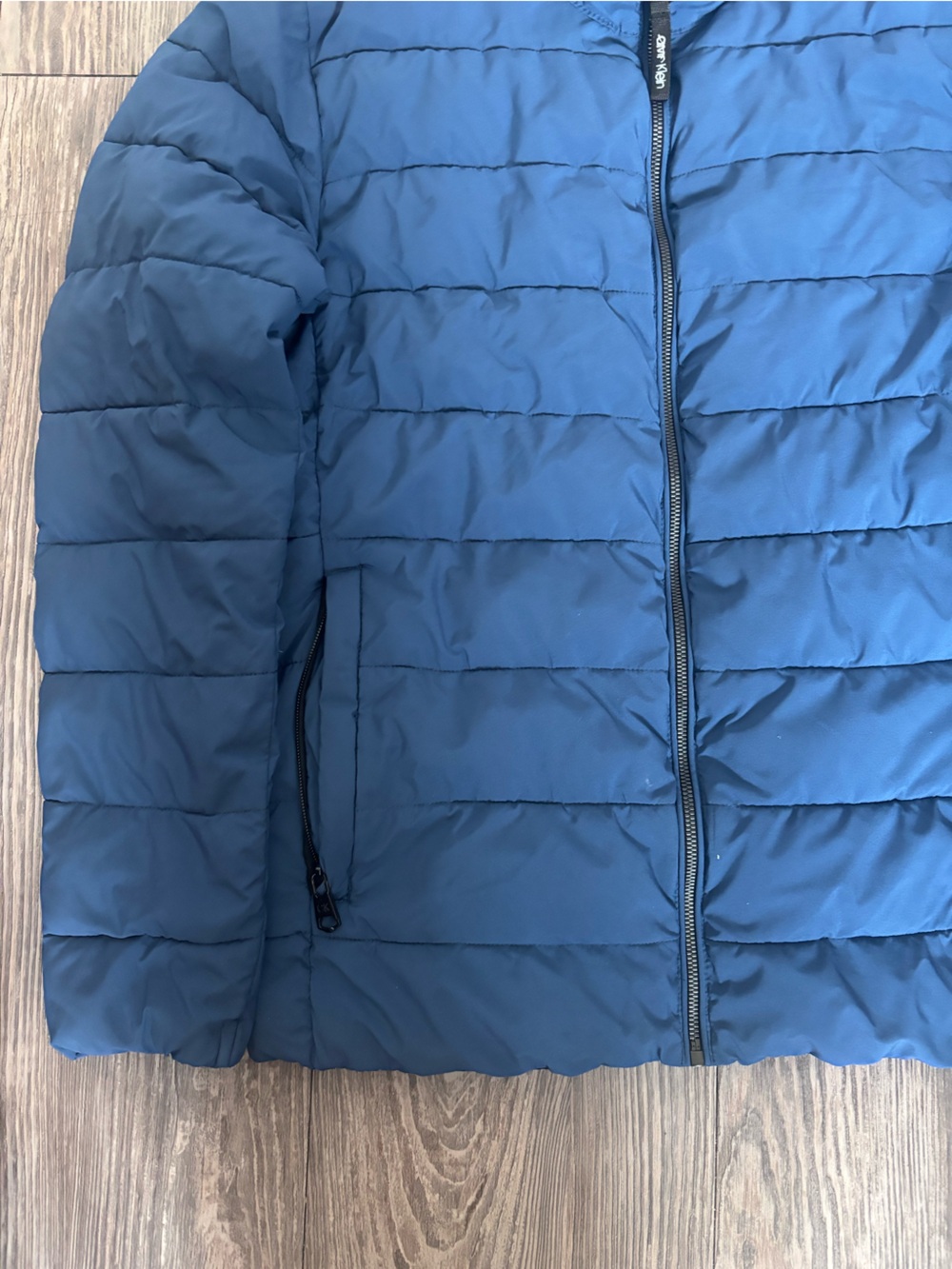 Blue Puffer Jacket - - Picture 2 of 5